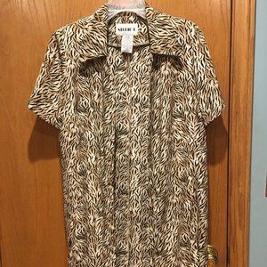 Vintage animal print top